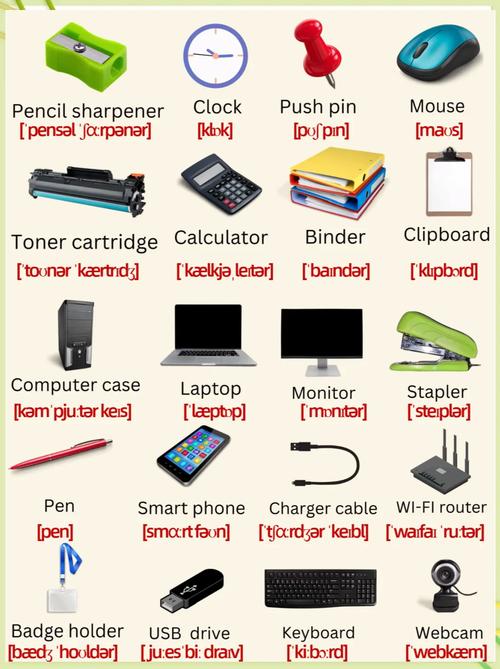 辦公用品英語單詞大集合 輕松掌握職場必備詞匯